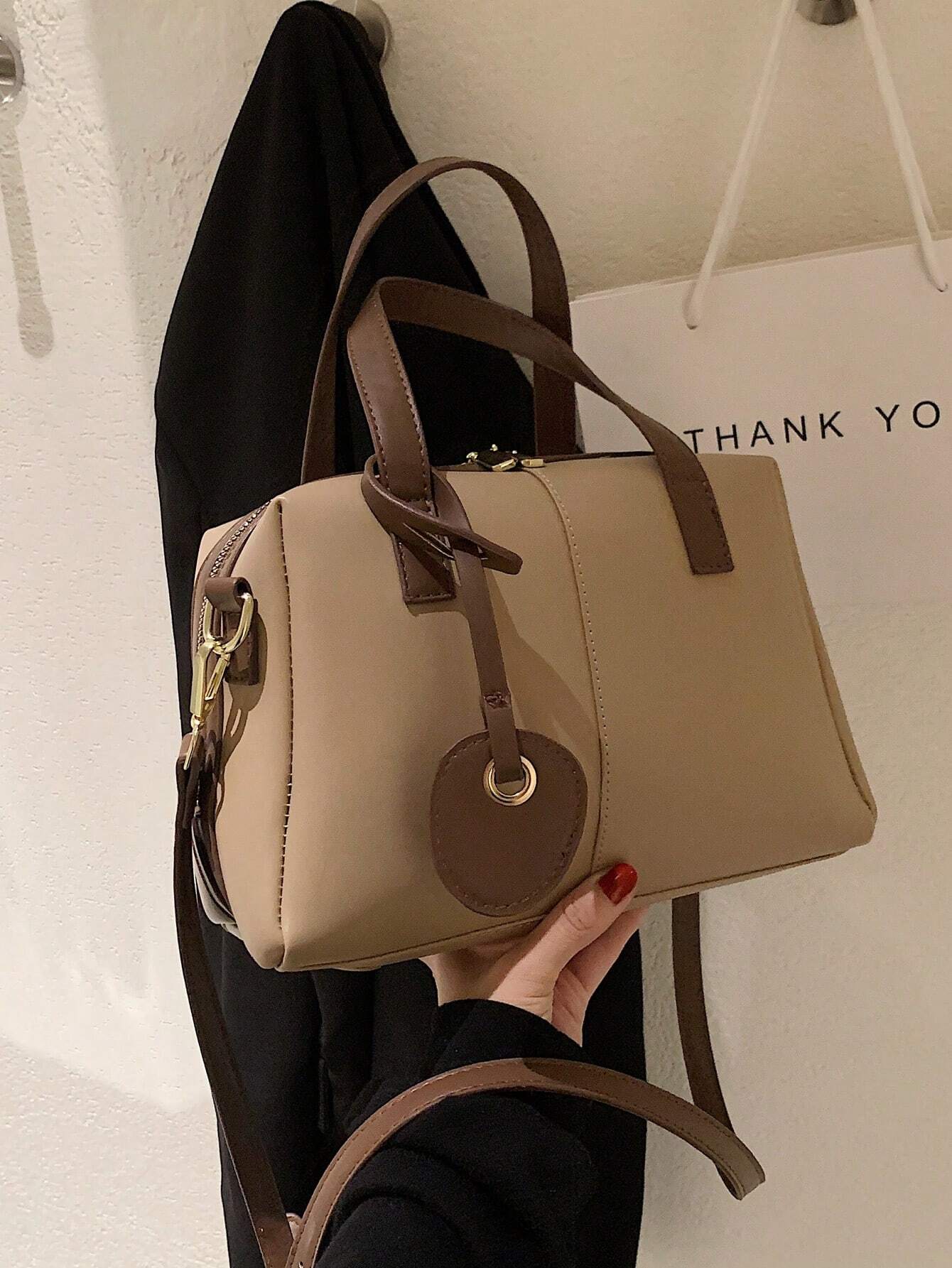 Double Handle Boston Bag