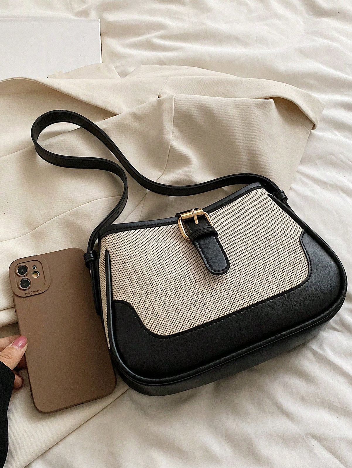 Canvas Luxe Shoulder Bag