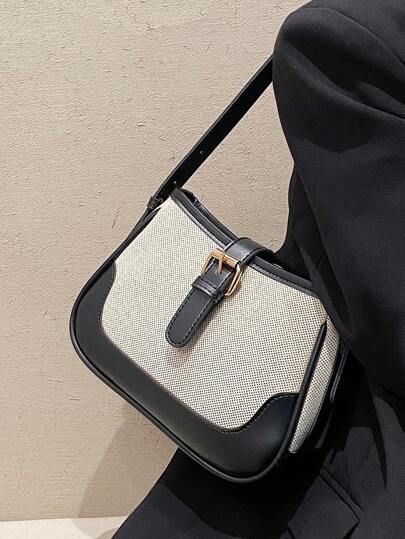 Canvas Luxe Shoulder Bag