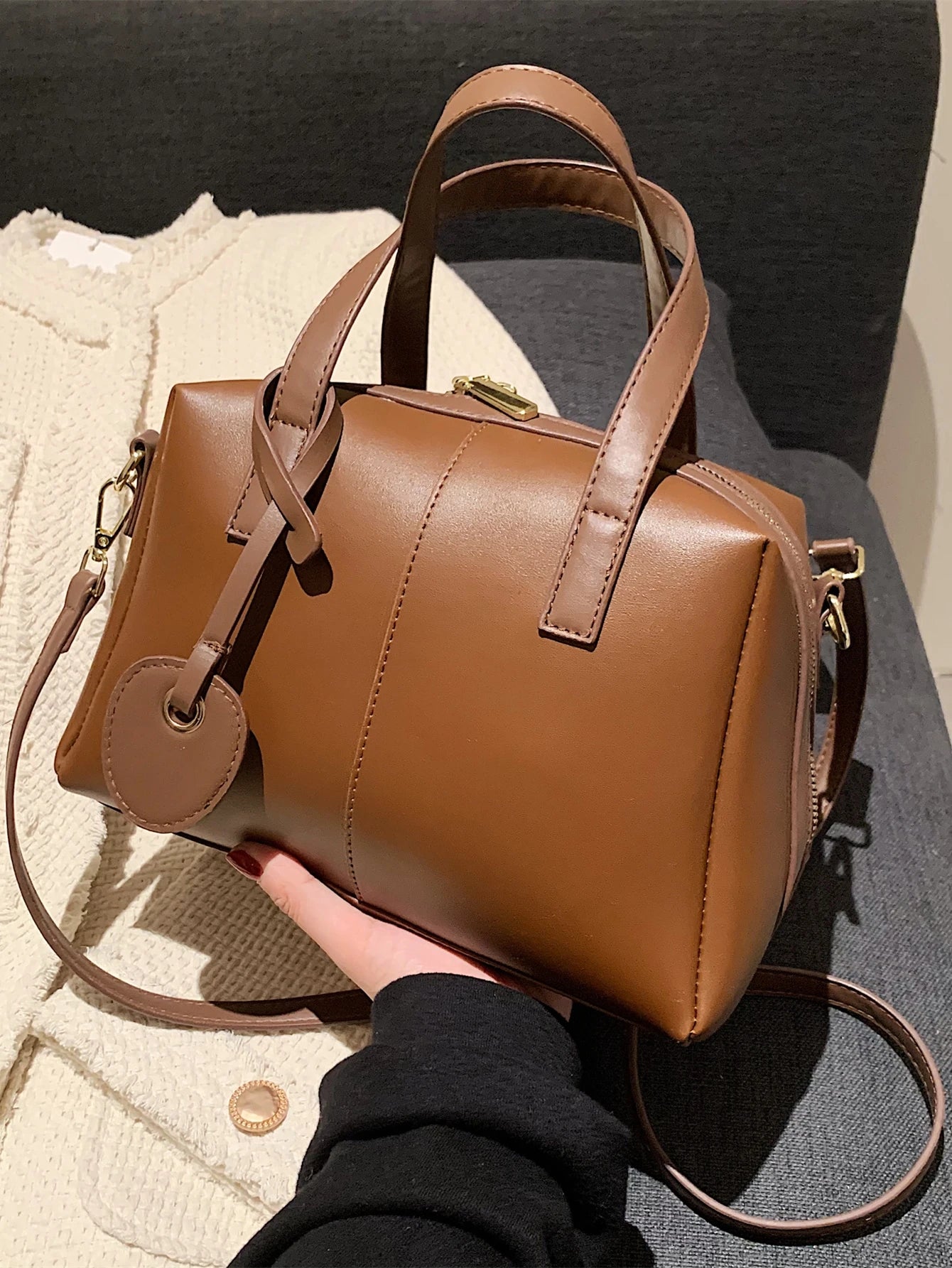 Double Handle Boston Bag
