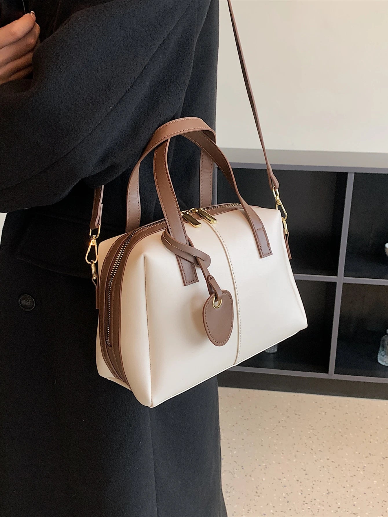 Double Handle Boston Bag