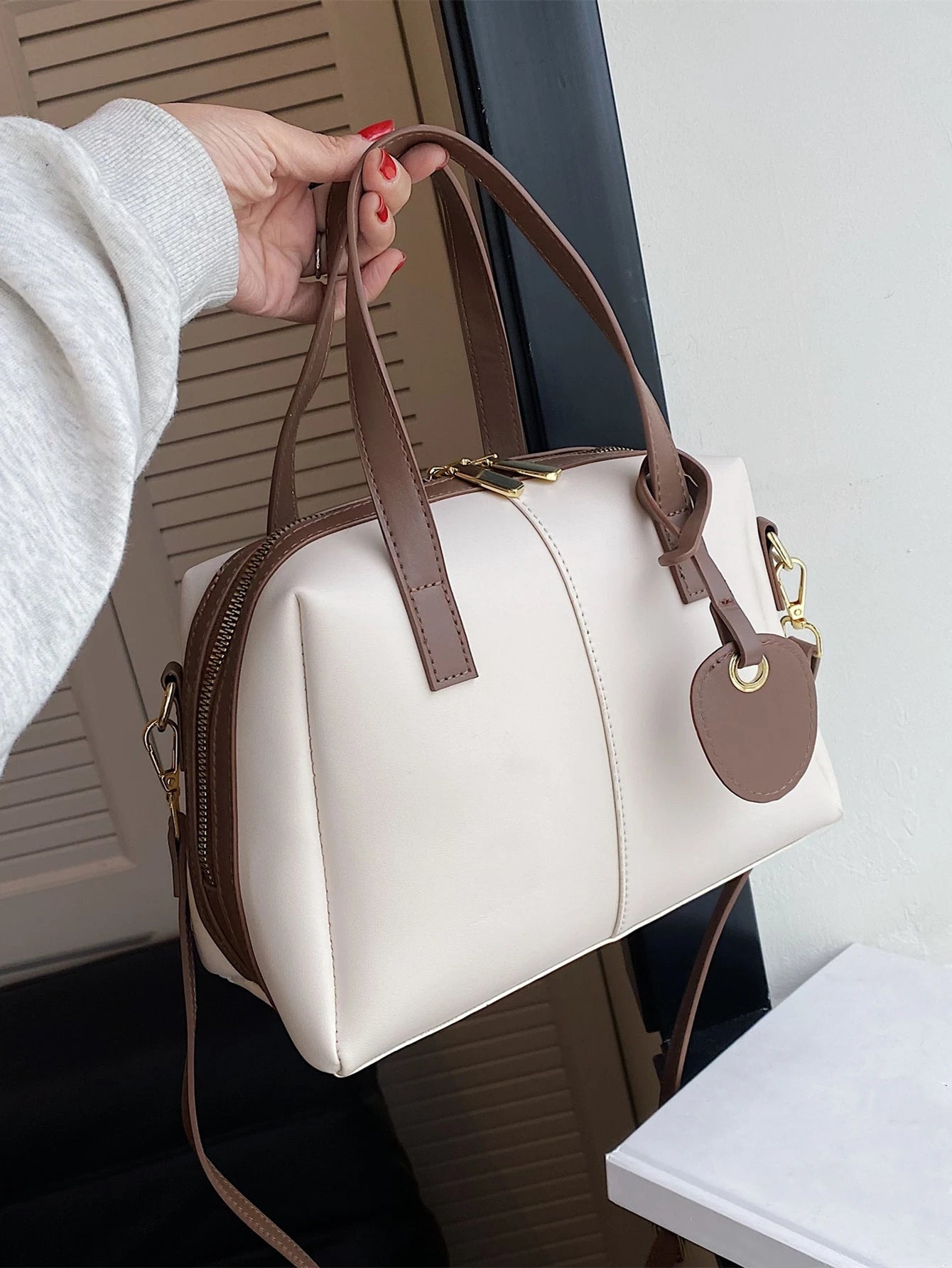 Double Handle Boston Bag