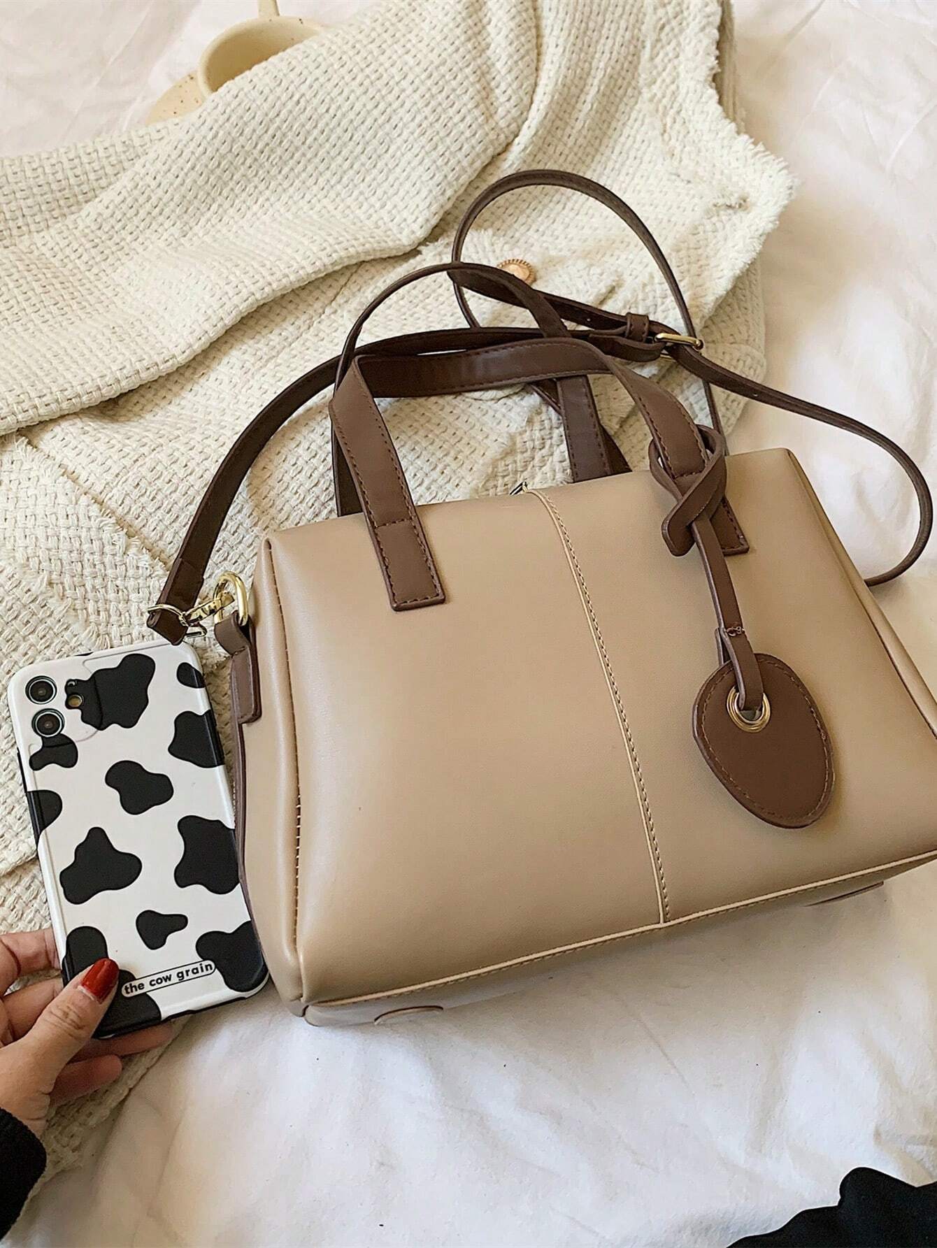Double Handle Boston Bag
